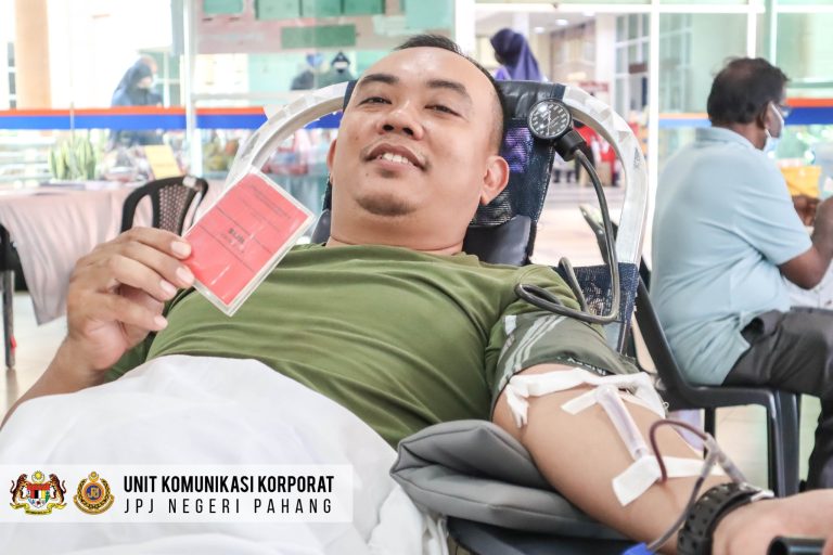 Program Jom Derma Darah JPJ Negeri Pahang meriah